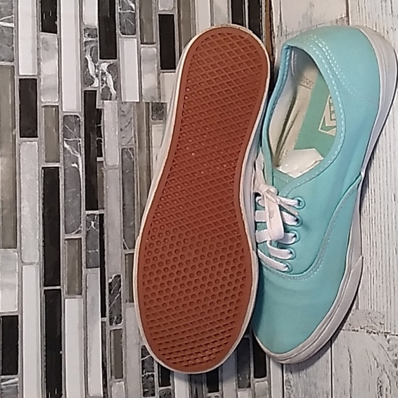 Vans blue white canvas shoes 7 - Picture 5 of 6